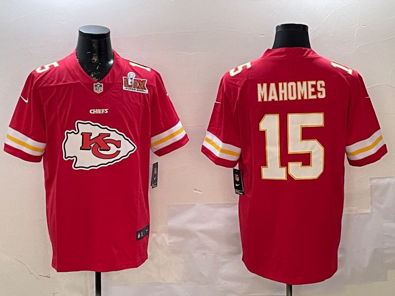 Men Kansas City Chiefs #15 Mahomes Red Nike Team Logo 2025 NFL Jersey style 4->kansas city chiefs->NFL Jersey